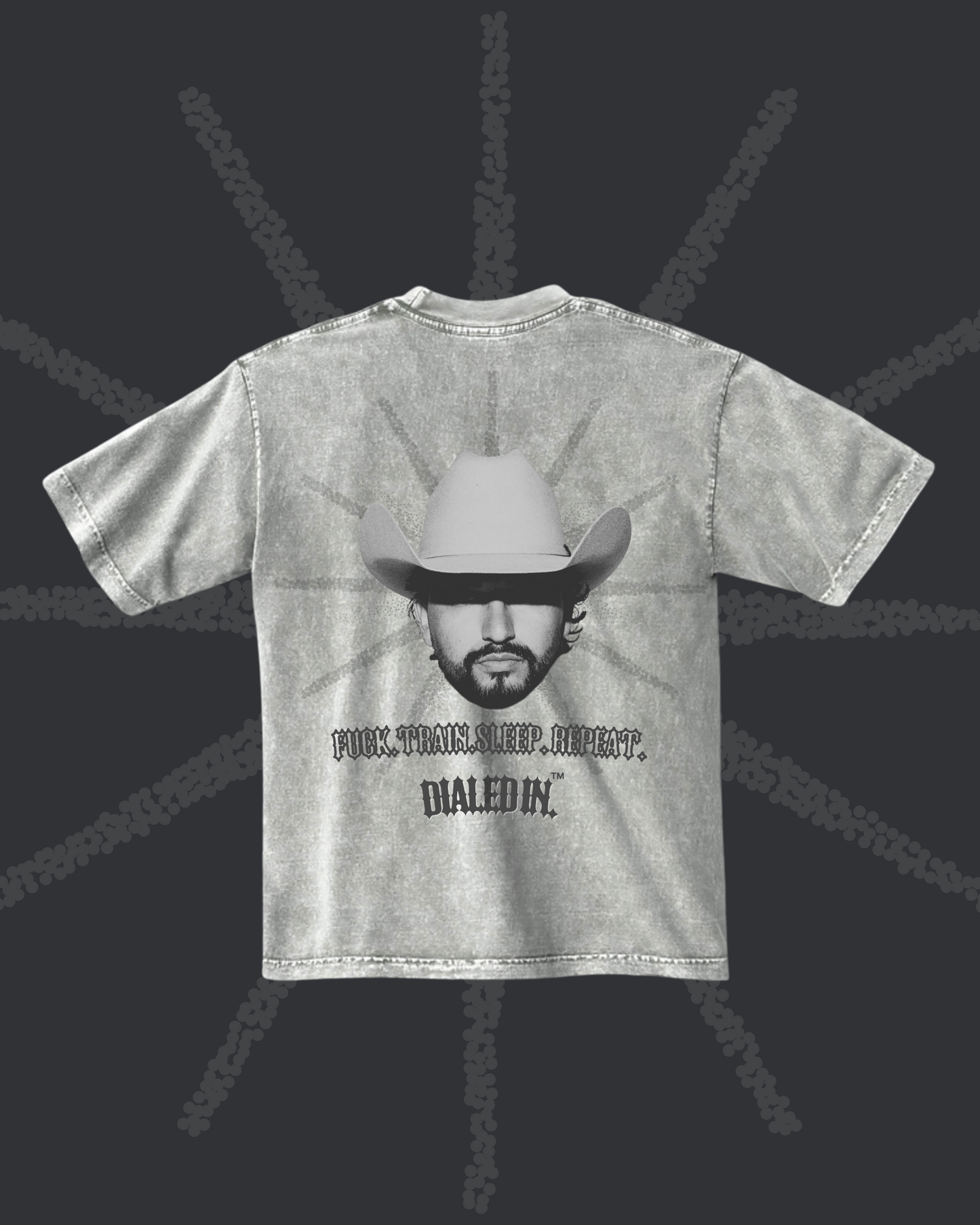 DIALED IN. TRADEMARK TEE