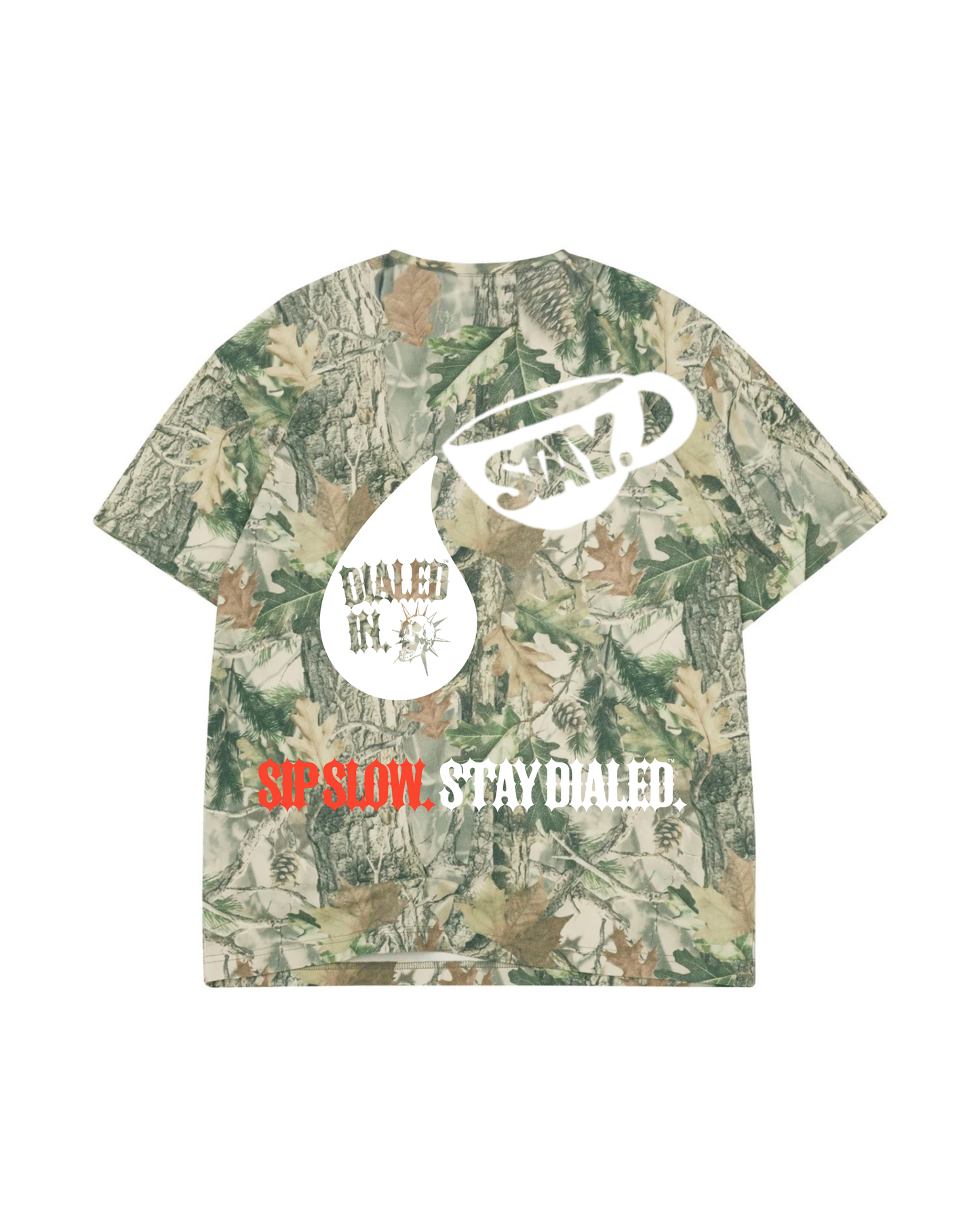 Please Stay Dialed In. Teee